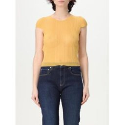 Pinko Maglia in misto cotone Giallo Taglia S