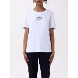 Max Mara T-shirt in cotone Bianco Taglia XS