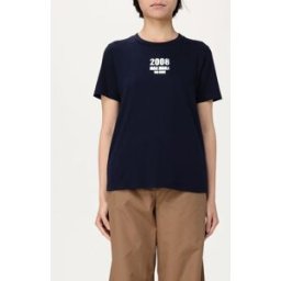 Max Mara T-shirt in cotone Blue Taglia L