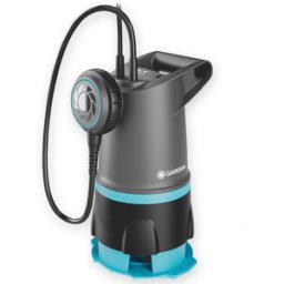 Gardena 20000 BASIC - Pompa sommersa elettrica 2 in 1 per acque chiare e sporche - Galleggiante integrato