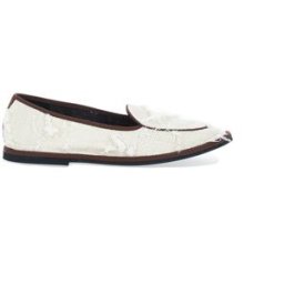 ARGILLA Mocassini tessuto lavorato PANNA 41