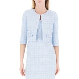 RINASCIMENTO Coprispalle lavorato AZZURRO CHIARO S