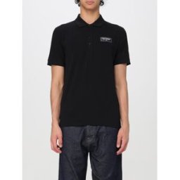 Lagerfeld Polo classica in cotone stretch Nero Taglia S