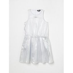 DKNY Abito in crepe Grigio Taglia 8