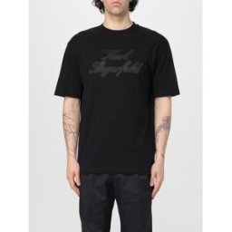 Lagerfeld T-shirt con logo in cotone Nero Taglia S