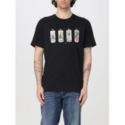 Paul Smith T-shirt stampata in cotone organico Nero Taglia L