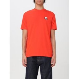 Lagerfeld T-shirt con mini logo Arancione Taglia S