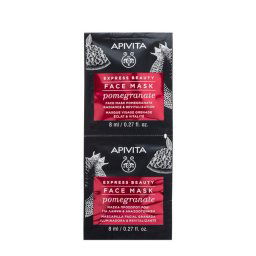 Apivita Maschera Viso Rivitalizzante Melagrana 2x8ml