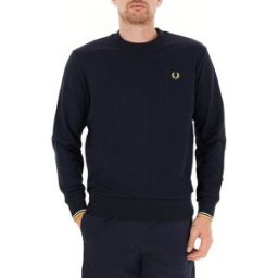 Fred Perry Felpa girocollo BLU SCURO XXL