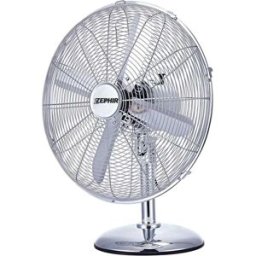 Zephir VENTILATORE DA TAVOLO PALA Ø 40 cm CROMATO 3 VELOCITA'