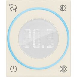 Vimar TERMOSTATO LINEA CANAPA A ROTELLA 2 MODULI RETROILLUMINATO A LED 100-240V