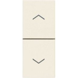 Vimar DOPPIO PULSANTE LINEA CANAPA 1P INTERBLOCCATO NO+NO 10A 250V CON FRECCE DIREZIONALI