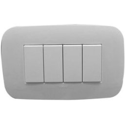 Vimar PLACCA ROUND 4 MODULI ARKE' COLOR BIANCO