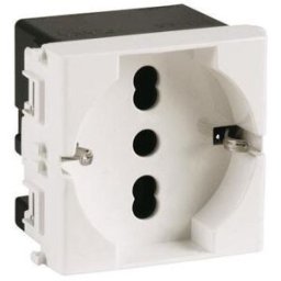 Vimar PRESA UNIVERSALE PLANA 2P+T 10/16A + SCHUKO