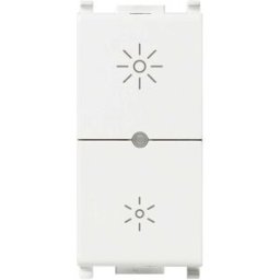 Vimar INTERRUTTORE DIMMER SMART PLANA BIANCO PER LED 2 - 200W ILLUMINATO RGB