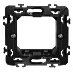 BTicino SUPPORTO 2 MODULI SCATOLA TONDA LIVING E LIGHT CON GRAFFETTE