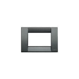Vimar PLACCA 3 MODULI GRIGIO GRAFITE RONDO' IDEA