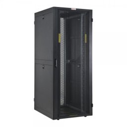 Techly Professional Armadio NetRack 19'' 600x1000 42 Unità Ventilato Nero da Assemblare