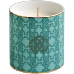 Roberto Cavalli Turquoise Monogram Candela Profumata (270gr) - Living Azzurro UNICA