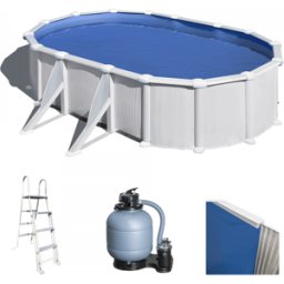 Gre Atlantis Ovale 500x300x132cm - Piscina fuori terra in acciaio