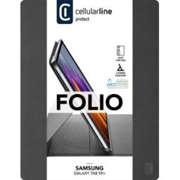 Cellular Line Custodia 3 Stand Foliogtabs9pl124k Galaxy Tab S9+-nero