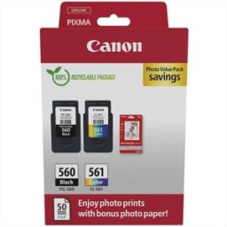 Canon Pg-560/cl-561 + Carta Fotografica Gp-501-colore