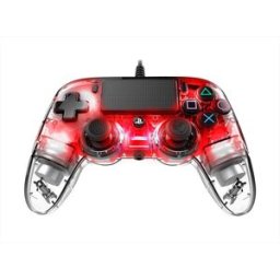NACON Ps4 Light Pad Red-trasparente Rosso