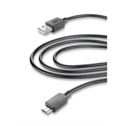 Cellular Line Usbdatacmusb3tabk-cavo Dati Usb Home Xl Microusb-nero