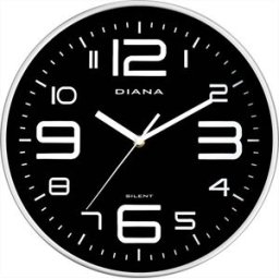 ELITE-DIANA 111 019-9-6-silver Quadrante Nero