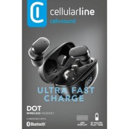 Cellular Line Auricolare Bluetooth Btdottwsk-nero