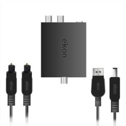 EKON Convertitore Toslink A Rca/jack 3,5 Mm