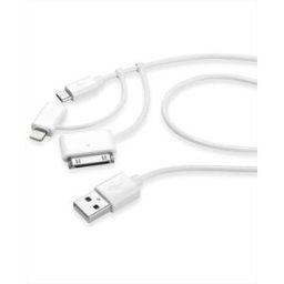 Cellular Line Usbdatac3in1mfitab-bianco