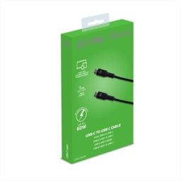 CELLY Usbcusbcbk Usb-c Usb-c Pd 60w Cable-nero/gomma