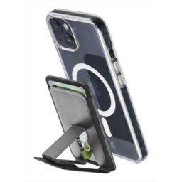 Cellular Line Portacarte Magnetico Con Funzione Stand Magsafe-black