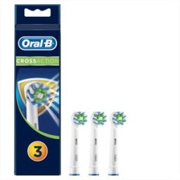 Oral-B Testine Crossaction, 3 Pezzi-bianco