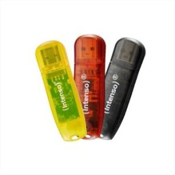 INTENSO Usb Drive 2.0 Rainbow 3x32 Gb-giallo/nero/rosso