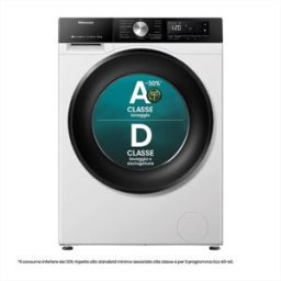 Hisense Lavasciuga Wd3s8043bw3 8/5 Kg Classe D-bianco