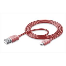 Cellular Line Usb Data Cable Lightning-rosa