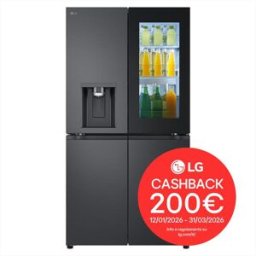 LG Frigorifero 4 Porte Gmg960evje Classe E 638l-black