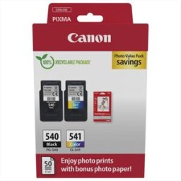 Canon Pg-540/cl-541 + 50 Fogli Carta Fotografica Gp-501-colore