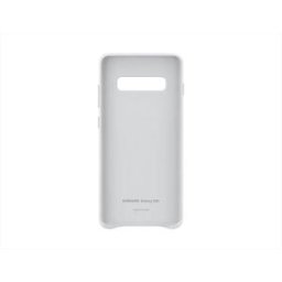 Samsung Leather Cover Galaxy S10+-bianco