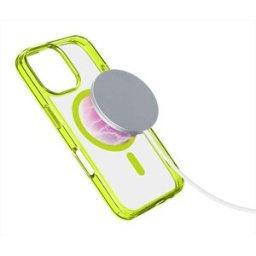 Cellular Line Cover Case Iconic Mag Per iPhone 16 Pro-lime