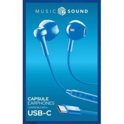 Cellular Line Auricolare Cuffia Aucapsulemstypecb-blu