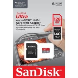 SanDisk Microsd Ultra A1 128gb + Adatt