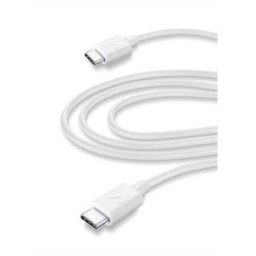 Cellular Line Usbdatacusbc2c3mw Cavo Dati-usb-c To Usb-c-3 Mt-bianco