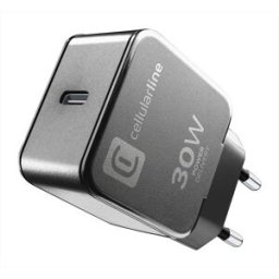 Cellular Line Caricatore Da Rete Achgoousbcpd30wk-nero
