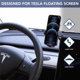Cellular Line Supporto Smartphone Hug Screen Tesla Car Holder-black