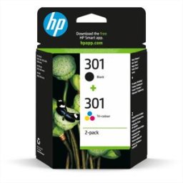 HP Combo Pack Cartucce 301-nero, Tricromia