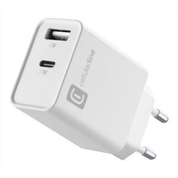 Cellular Line Caricatore Da Rete Achothusb2pd20ww-bianco