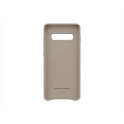 Samsung Leather Cover Galaxy S10+-grigio